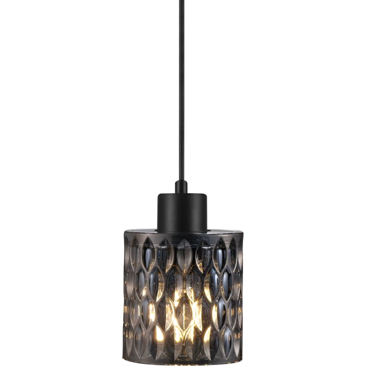 3 stk Nordlux Hollywood pendel, røgfarvet