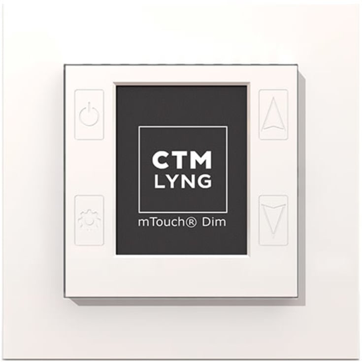 mTouch DIM-R, dimmer, polarhvit (RAL9010)