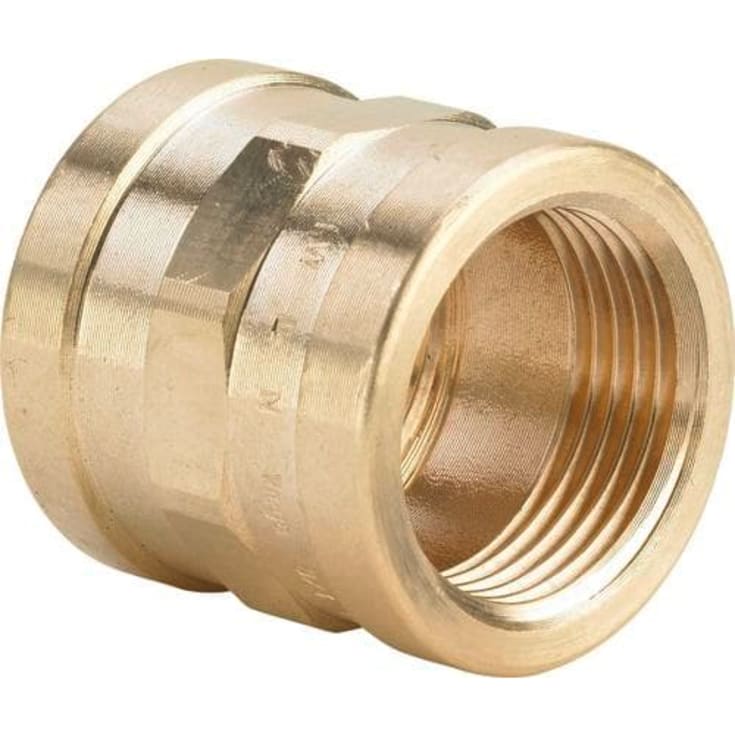 3/8" Muffe forkromet Messing Afzinkningsfri