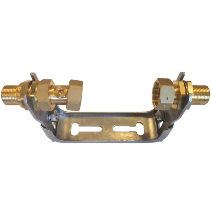 JCH 3/4" gauge-konsol, Q3-4 (QN 2.5) med styrbar backventil