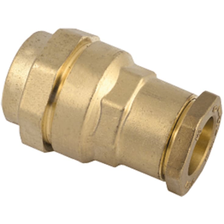 Isiflo 40 x 28 mm samlemuffe, messing, til gamle rør PN16