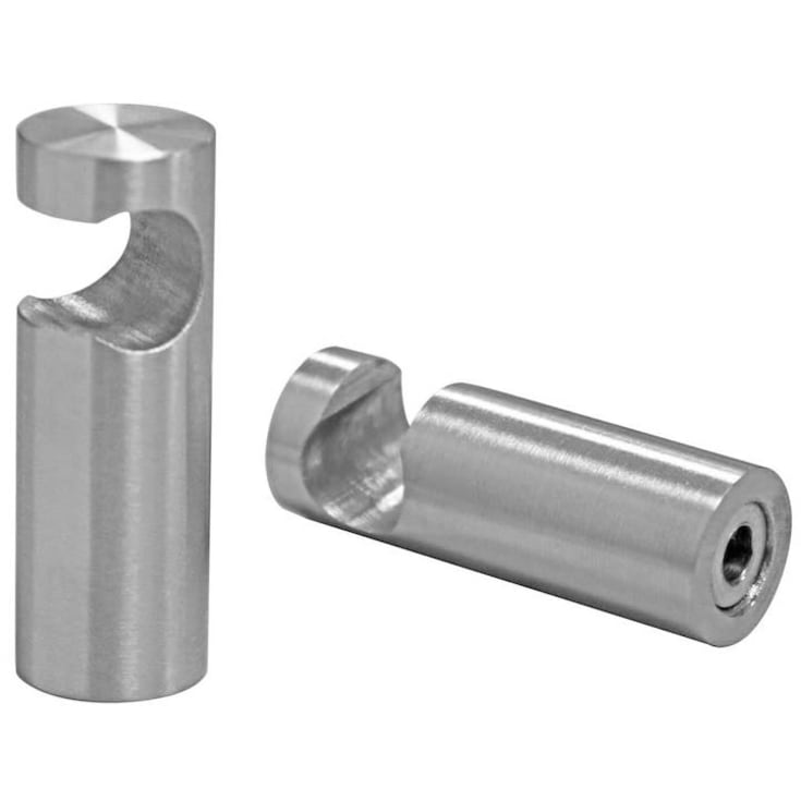 Randi Line 18 håndklædekrog, børstet rustfrit stål