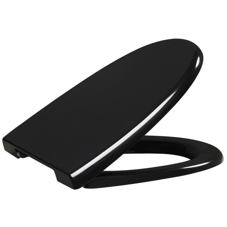 MKW Sign/Cera toiletsæde, sort