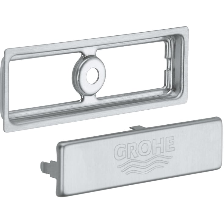 Grohe K800/K1000 designkappe til overløb, supersteel