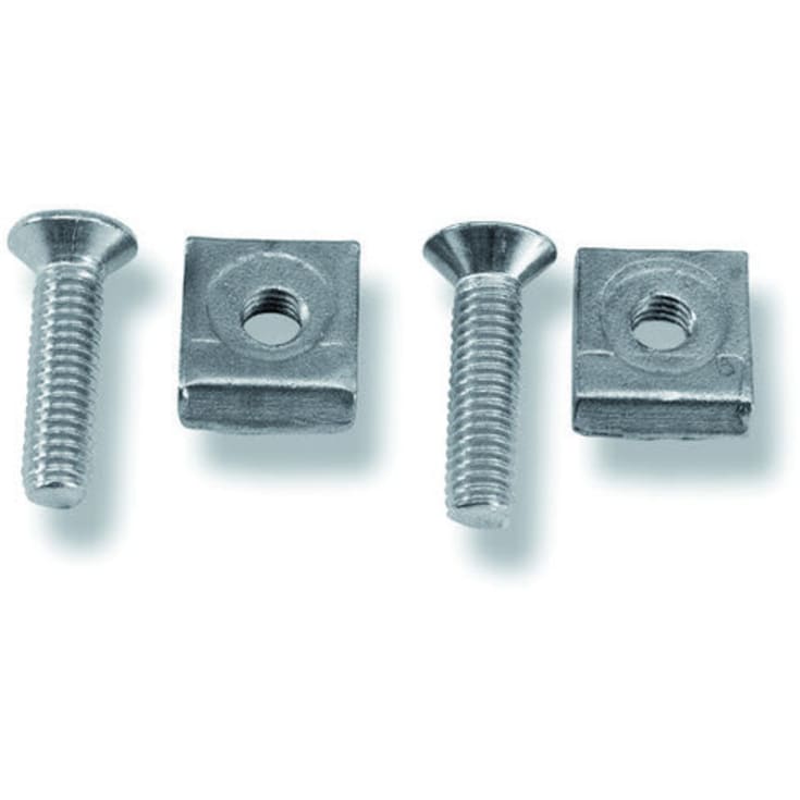 Purus låseæt, til plastriste, rustfrit stål