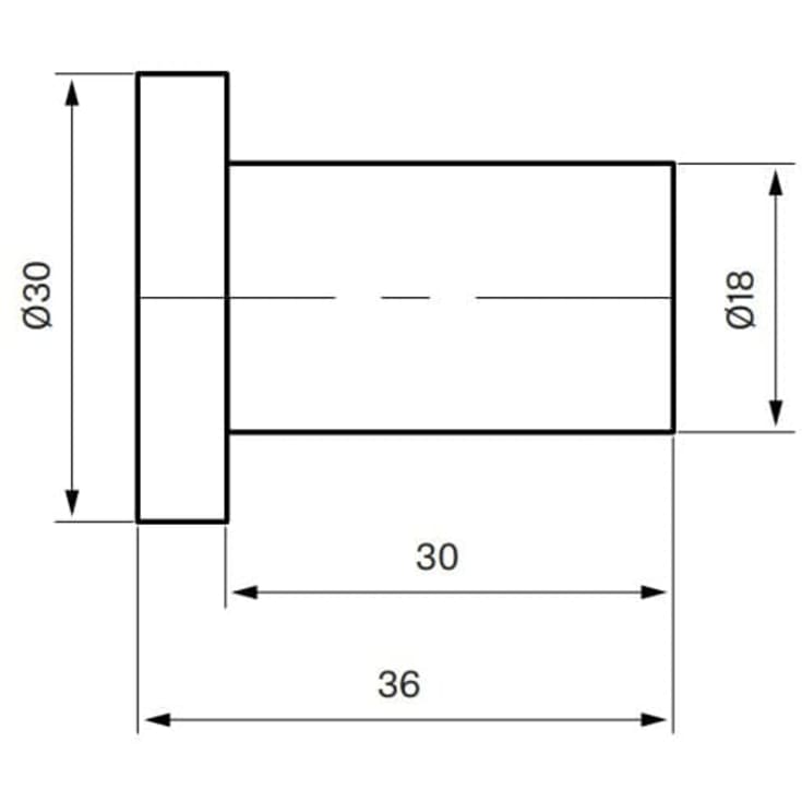Tapwell TA243 handdukskrok, borstad nickel
