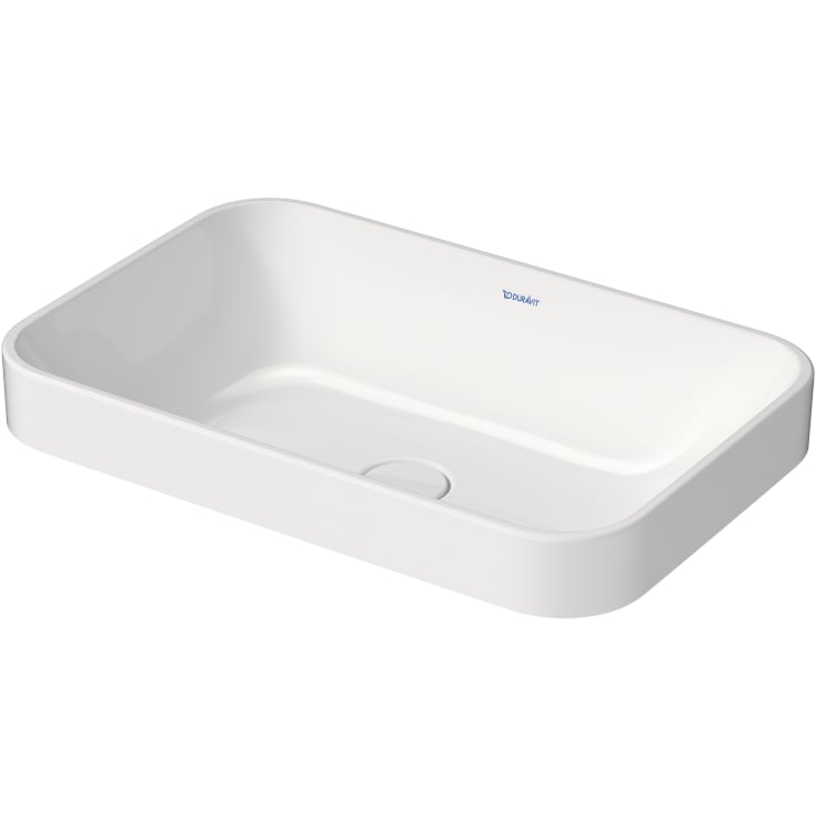 Duravit Happy D.2 Plus servant, 60x40 cm, med wondergliss, hvit