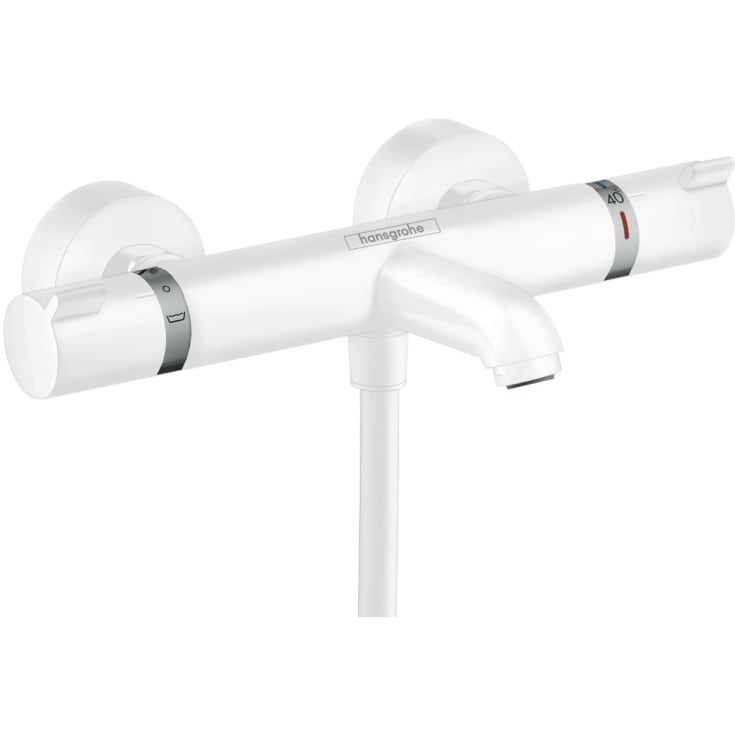 Hansgrohe Ecostat Comfort badkarsblandare, matt vit