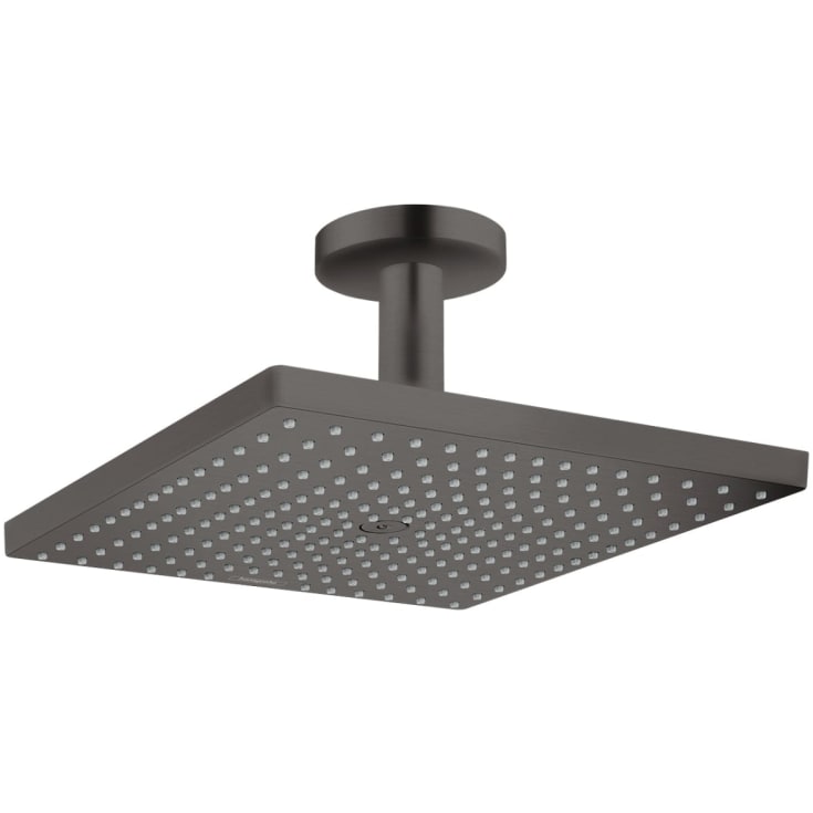 Hansgrohe Raindance takdusch, 30x30 cm, borstad svart krom