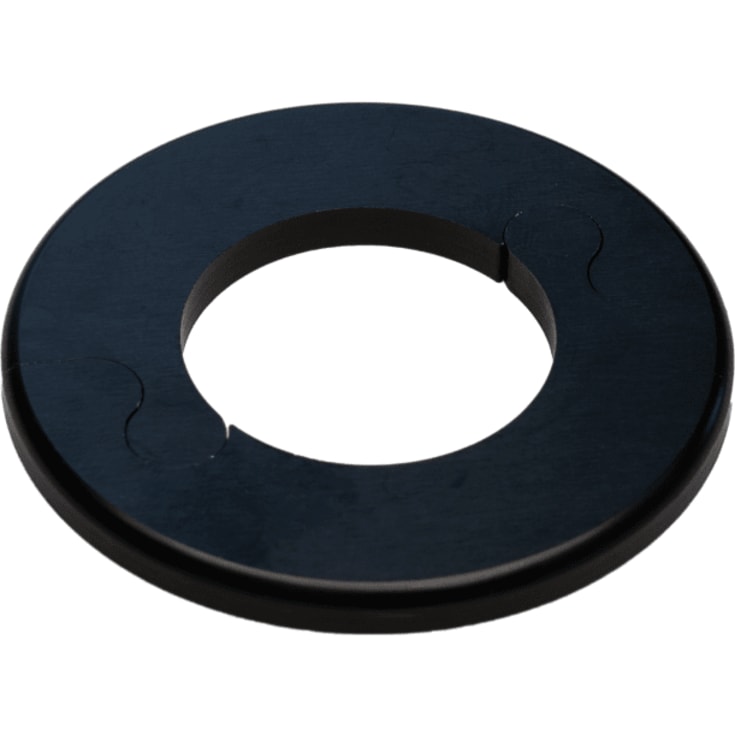 Metalwo alu fit rosett Ø28, sort