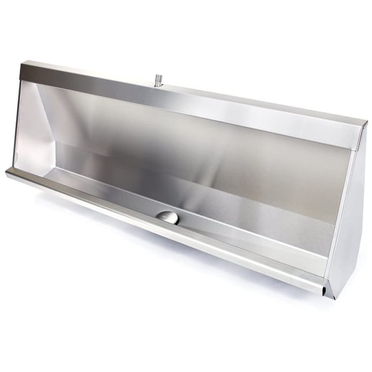 Purus V301 urinal, slipat rostfritt stål
