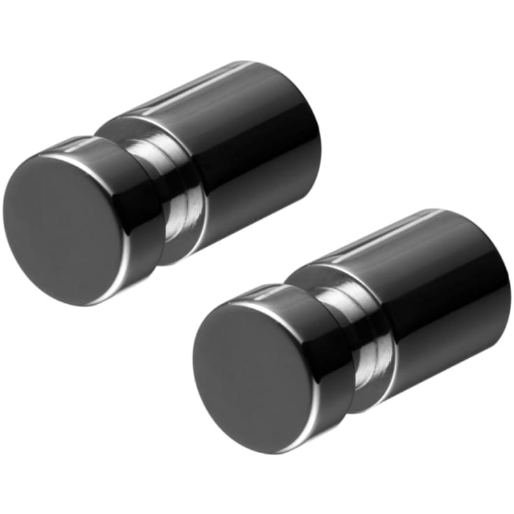 Tapwell TA241 handdukskkrok, 2 st, svart krom
