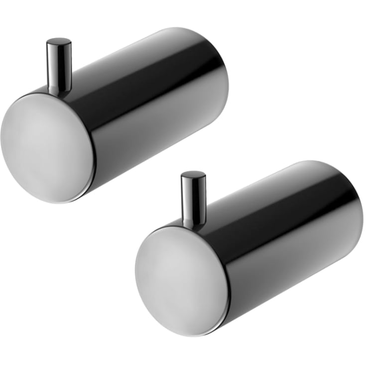 Tapwell TA242 handdukskrok, 2 st, svart krom