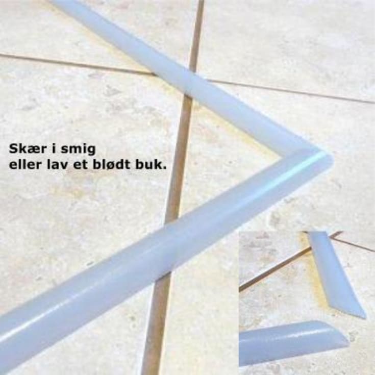 Van Der P gulvskinne til brus, 1 meter