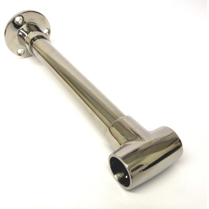 Van Der P 360º dusjforhengstang, 100x200 cm, rustfritt stål