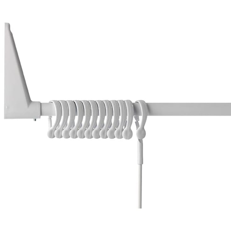 Van Der P Erica2000 badeforhængsstang, 70x160 cm, hvid