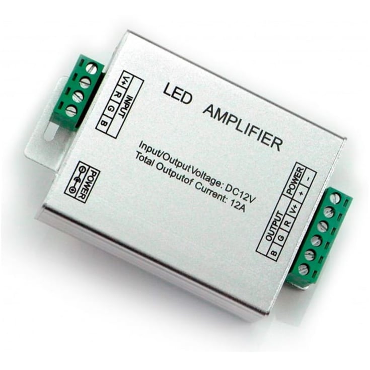 Forstærker AMP-A RGB 12/24V 3x4A