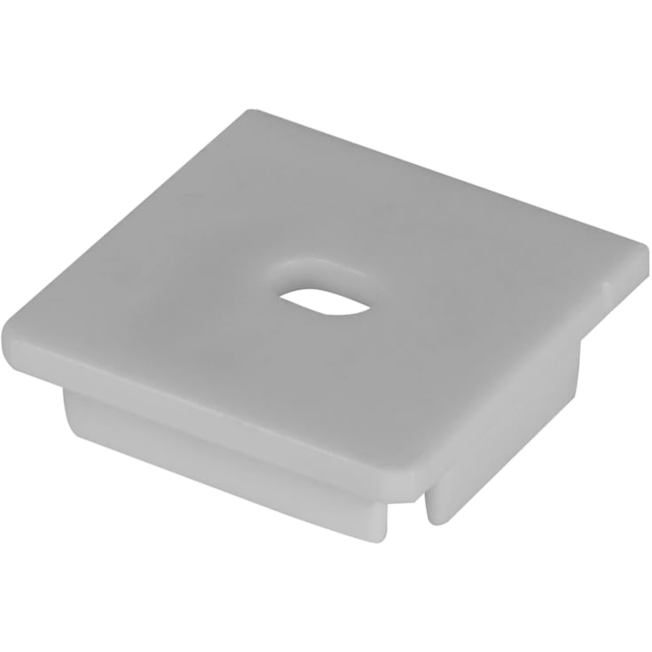 Ledvance endekappe for bred aluprofil 3, med hull, 2-pk