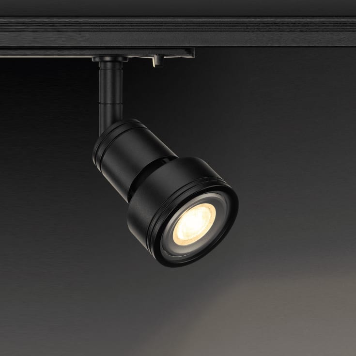 SLV Puri 1 spot til 1F strømskinne, GU10, sort