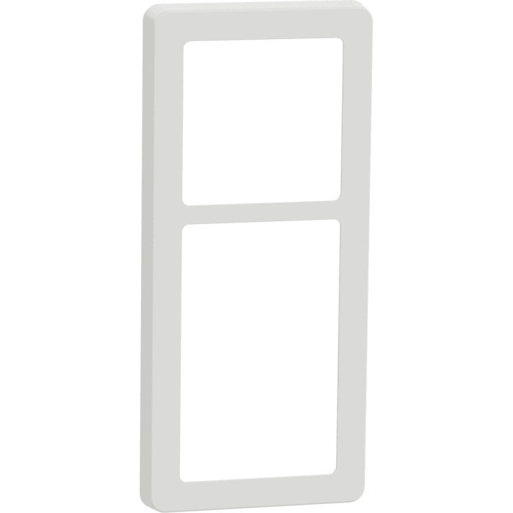 LK Fuga Base 63 ramme, 2,5 modul, hvid