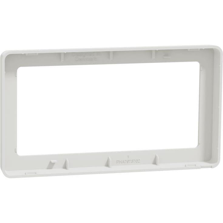 LK Fuga Base 63 ramme, 2 modul, hvid