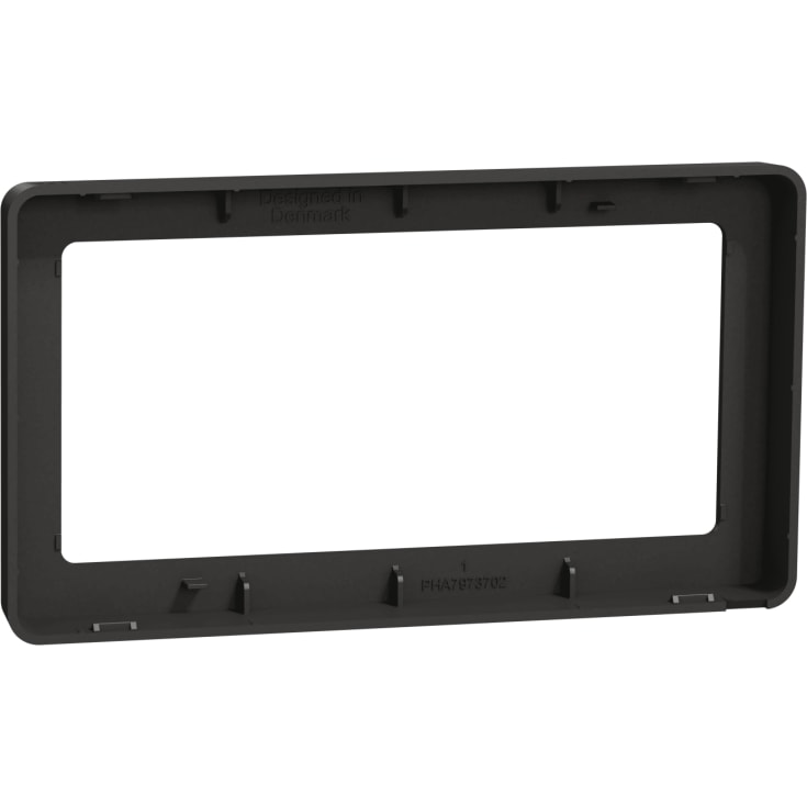 LK Fuga Base 63 ramme, 2 modul, koksgrå