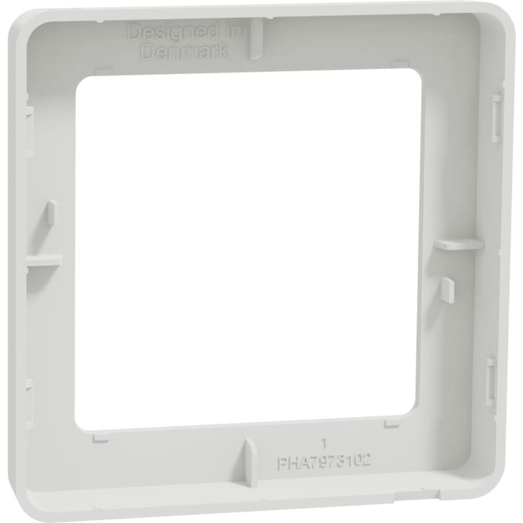 LK Fuga Base 63 ramme, 1 modul, hvid