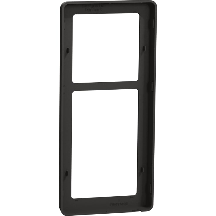 LK Fuga Base 63 designramme, 2,5 modul, koksgrå