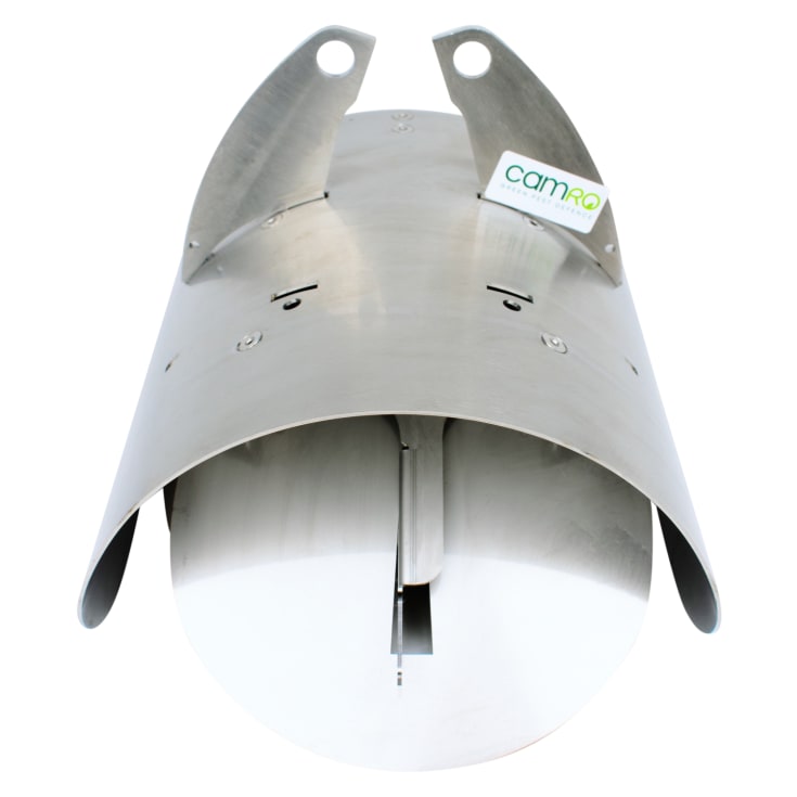 Camro Thiim 160 mm rustfri rottespærre til PP/PVC, universal