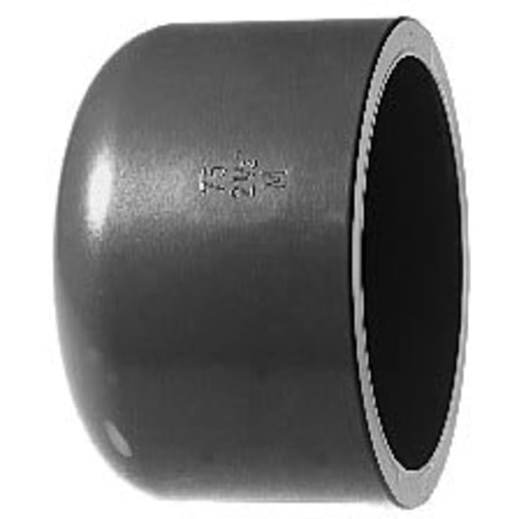 +GF+ slutmuffe, Ø20 mm, plast, grå