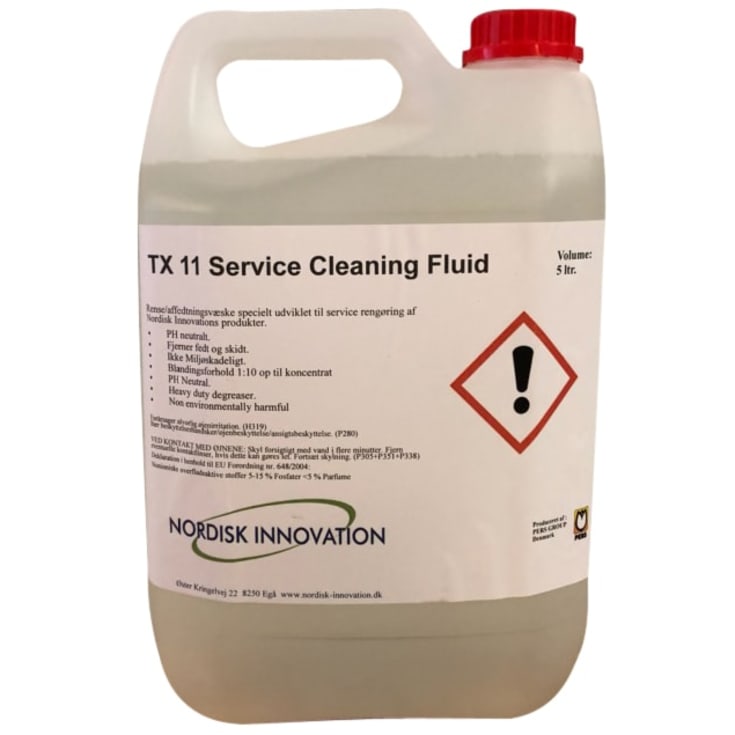 NI TX11 rengjøringsvæske for vedlikehold av rottefeller, 5 l