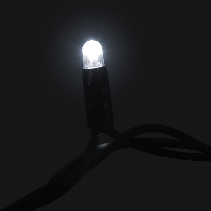 MK Ice Lite LED lyskæde, 114 koldhvid, 230V