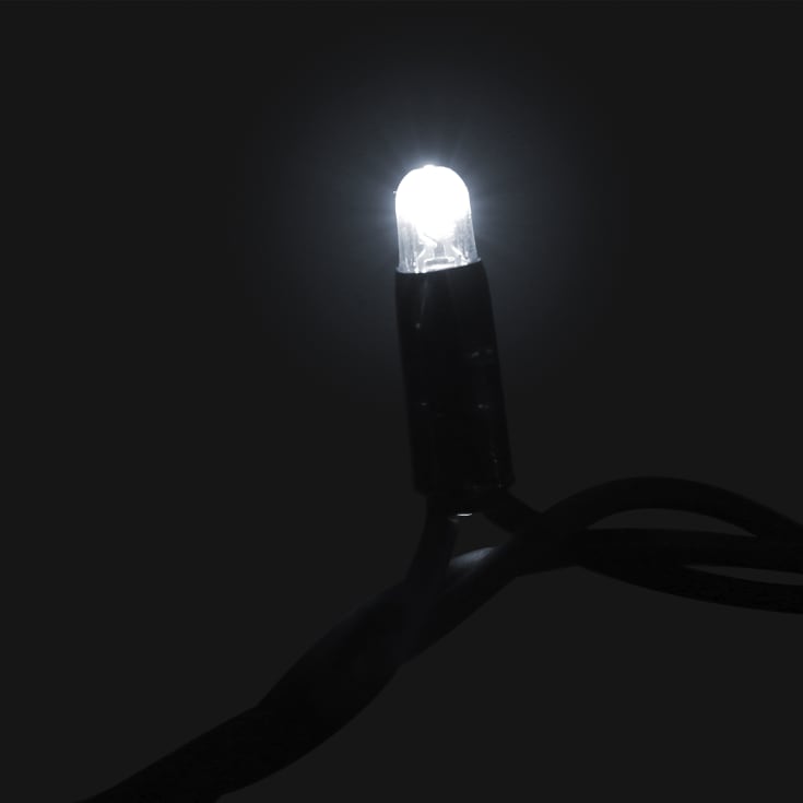 MK Ice Lite LED lyskæde, 114 koldhvid, 230V