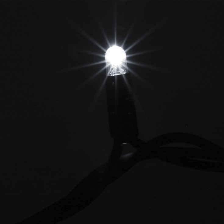 MK Ice Lite LED lyskæde, 102 koldhvid, 12 koldhvid, 230V