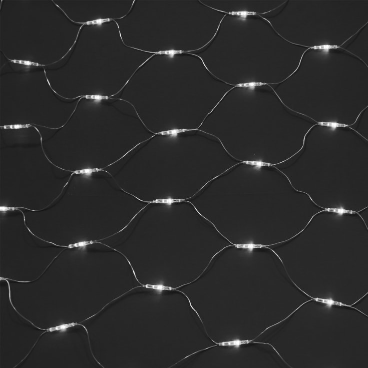 MK Mesh Lite LED lyskæde, 96 koldhvid, 36V