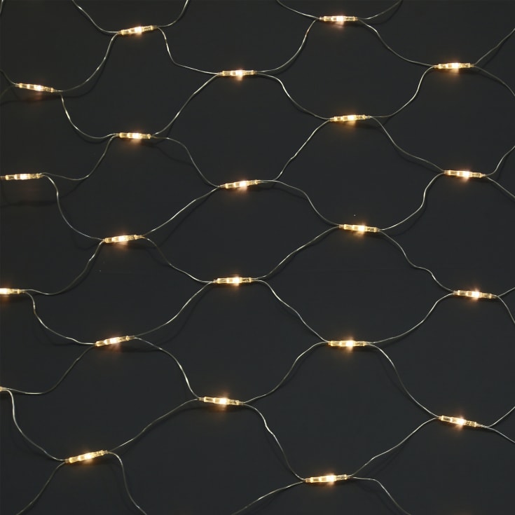 MK Mesh Lite LED lyskæde, 200 varmhvid, 36V