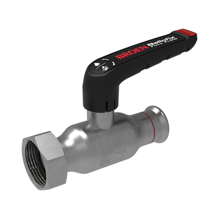 Broen Ballofixl Full Flow FZ 22x3/4 SW DN20 lav spindel.