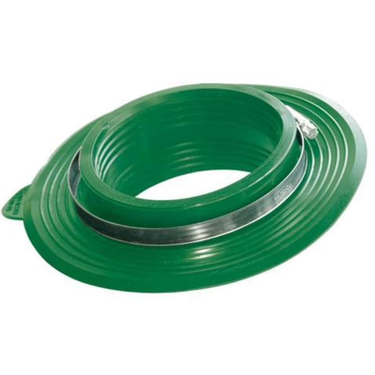 Lauridsen 25 mm vägghylsa med spännband, radonspärr