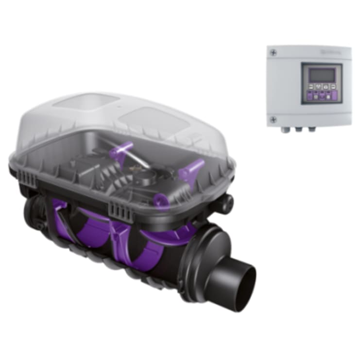 Kessel FKA 160 mm højvandslukke til brønd, sort spildevand