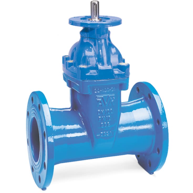 AVK DN350 slussventil med fläns, CTC, förberedd för manöverdon