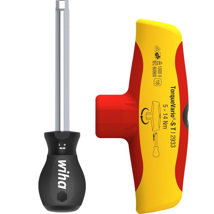 Wiha dreiemoment T-grep elektrisk 1000 V, 5–14 Nm