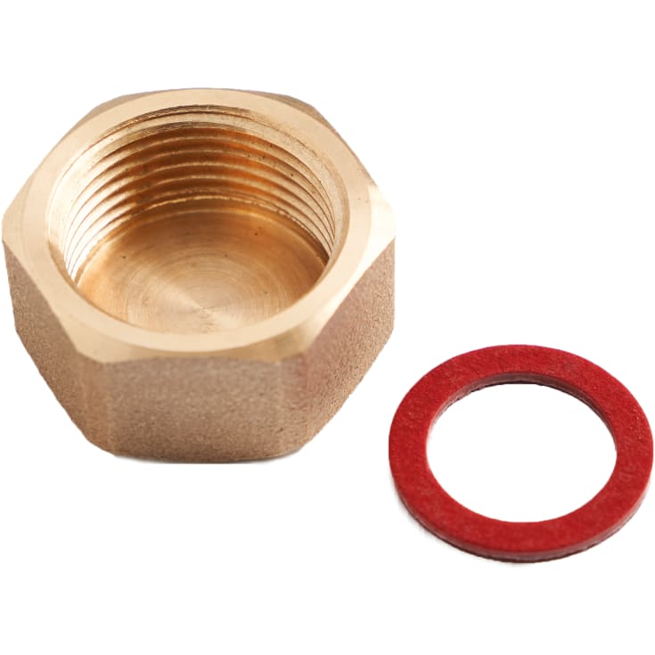 Roth rødgods slutmuffe til fordelerrør, 3/4"