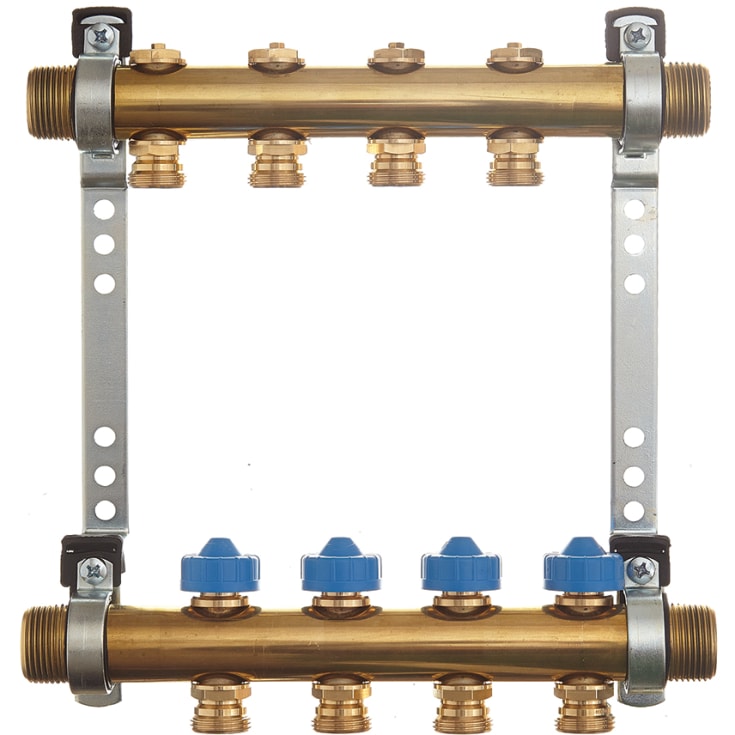 Roth 1" gulvvarme fordelerør, 2 kredse
