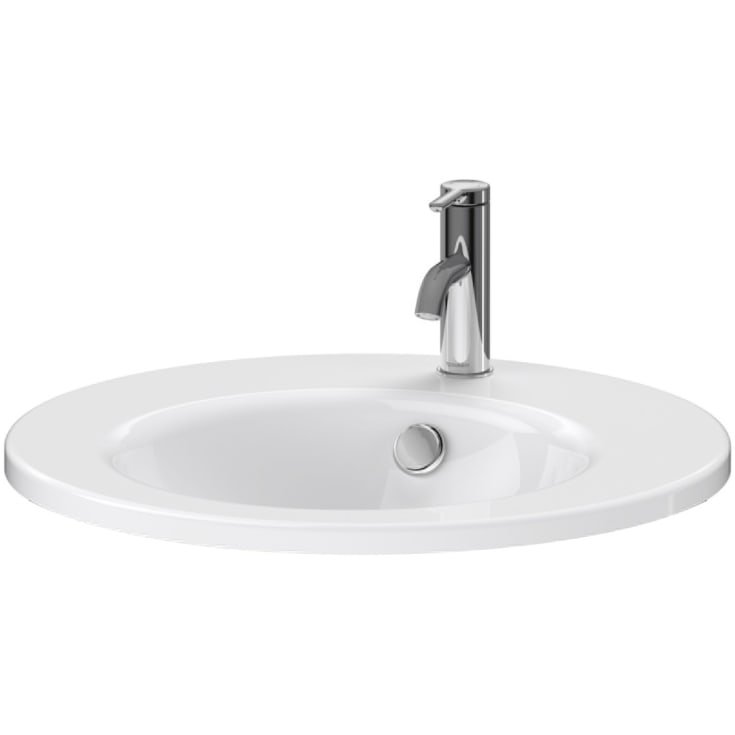 Duravit Starck 1 tvättställ, Ø58 cm, vit