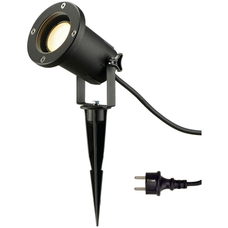 SLV Big Nautilus udendørslampe, sort