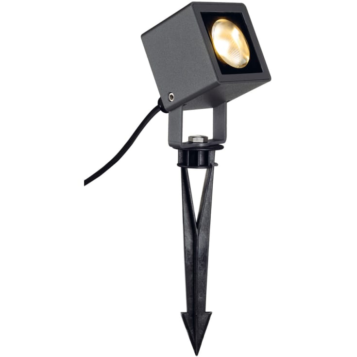 NAUTILUZ SQUARE LED spotlight, fyrkantig, antracit, 6W, 3000K