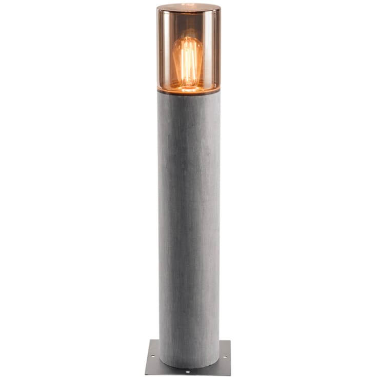 LISENNE POLE 70 sänglampa, E27, grå, IP54