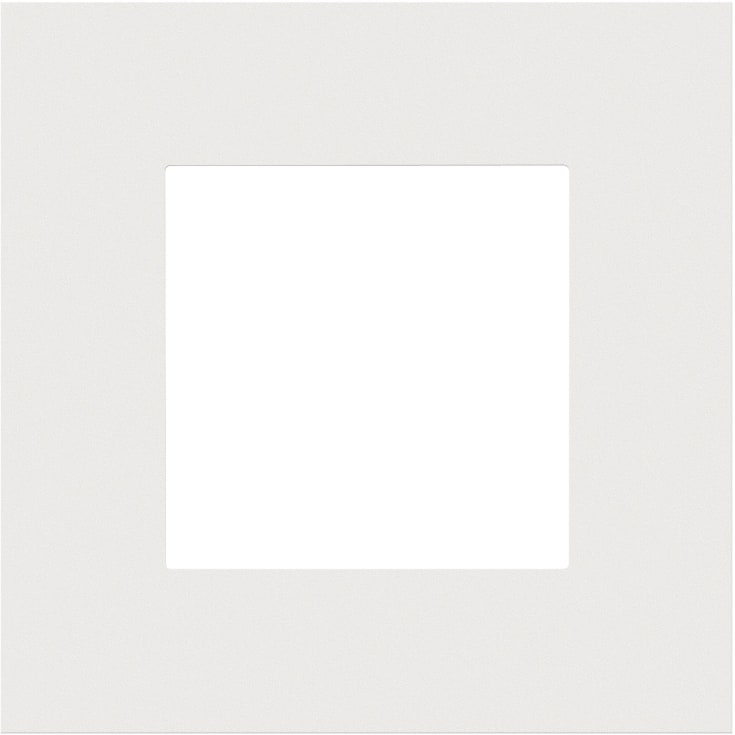 Ramme 1- modul, Niko Pure, white steel