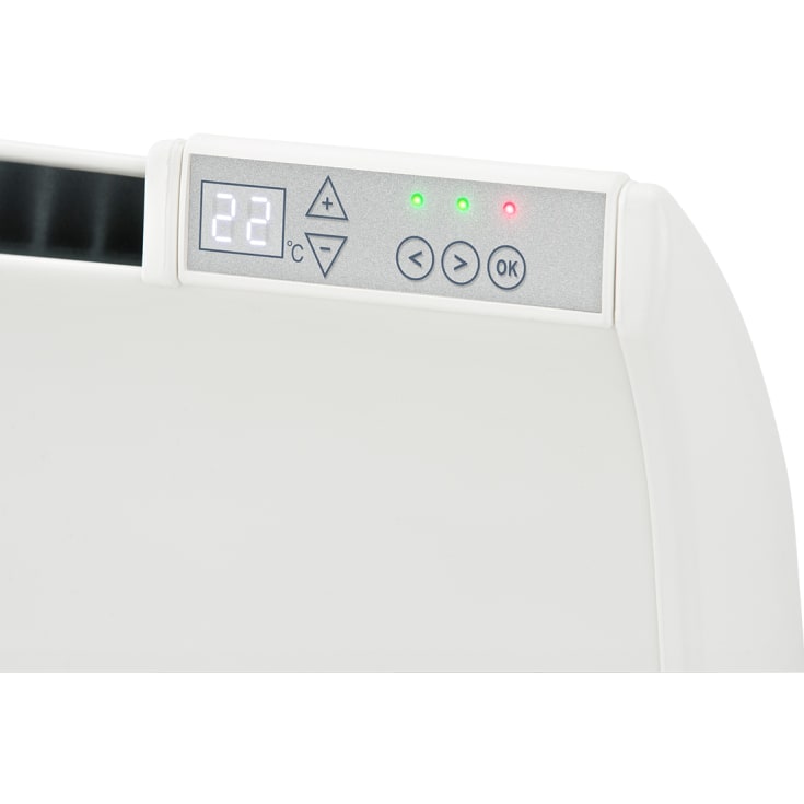 Glamox Digital termostat til TPA og TLO, 230V, hvid