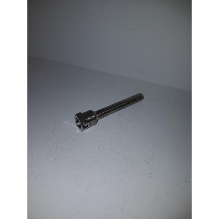 Rustfri dykrør, ½"x63mm, Passer til RF-termometer 480661324